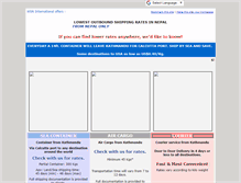 Tablet Screenshot of nepalshipping.com